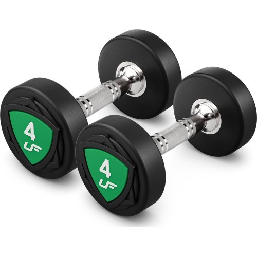 Zestaw hantli stałych poliuretanowych 1-10kg (skok co 1 kg) 110 kg -UpForm