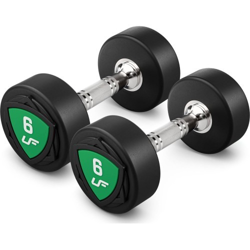 Zestaw hantli stałych poliuretanowych 1-10kg (skok co 1 kg) 110 kg -UpForm