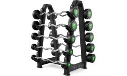 Lauzto poliuretāna stieņu komplekts 10–55 kg (solis 5 kg) 325 kg – UpForm