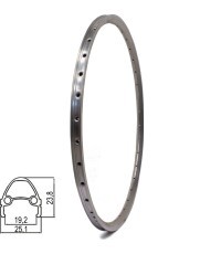Обод DYNAMIC 28/29", v-brake, 36H, двойной, алюминиевый