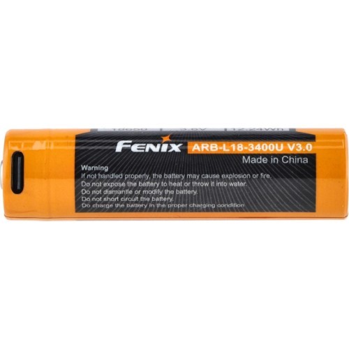 Fenix USB akumulators ARB-L18U V3.0 (18650 3400 mAh)