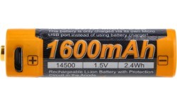 Fenix USB baterija ARB-L14U (14500, 1600 mAh, 1.5 V)