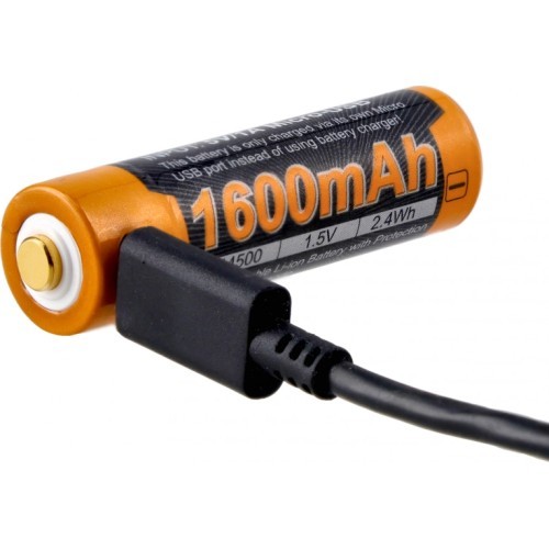 USB-аккумулятор Fenix ARB-L14U (14500, 1600 мА·ч, 1.5 В)