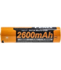 Fenix USB Battery ARB-L18U (18650 2600 mAh 3.6