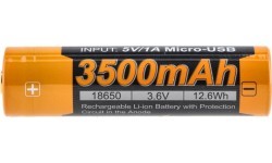 Fenix USB akumulators ARB-L18U (18650 3500 mAh 3,6 V)