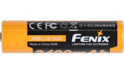 Fenix USB uzlādējams akumulators ARB-L18 (18650 3400mAh 3.6V)
