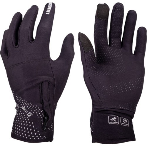 Перчатки для бега inSPORTline Navistos - Чёрный