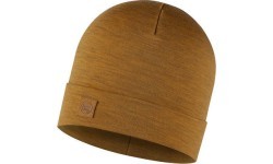 Плотная шапка Merino, горчичная - 118