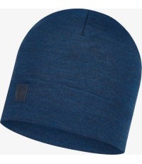 Merino Heavyweight Beanie Solid Denim - 788