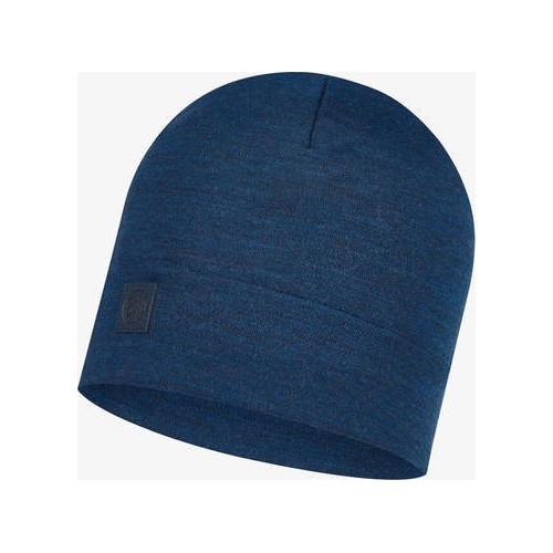 Шапка Merino Heavyweight однотонная, джинсовый синий - 788