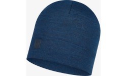 Шапка Merino Heavyweight однотонная, джинсовый синий - 788