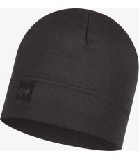 Merino Heavyweight Beanie Solid Black - 999