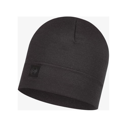 Merino Heavyweight Beanie Solid Black - 999
