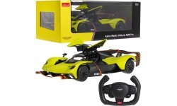 Tālvadības automašīna RASTAR Aston Martin Valkyrie AMR Pro 1:14 zaļa