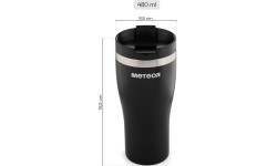 Termokrūze Meteor 480 ml, melna