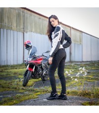 Sieviešu motociklistu legingi W-TEC Nombutta - Melna