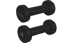 A set of vinyl dumbbells Spokey SHAPE 2x 4 kg