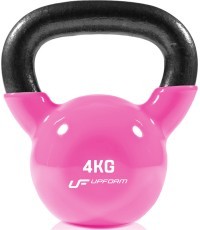 Vinyl-Coated Cast Iron Kettlebell UpForm 4 kg