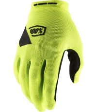 Riteņbraukšanas un motokrosa cimdi 100% Ridecamp Fluo Yellow - Fluo Yellow