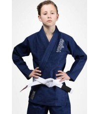 Venum Contender Kids BJJ kimono (ar bezmaksas baltu jostu) – tumši zils