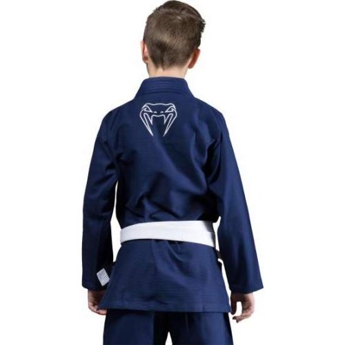Venum Contender Kids BJJ kimono (ar bezmaksas baltu jostu) – tumši zils