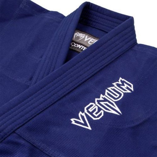 Venum Contender Kids BJJ kimono (ar bezmaksas baltu jostu) – tumši zils