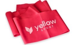 Raudonos spalvos treniruočių guma YellowFlat