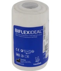 Trumpo tempimo elastinis bintas BIFLEXIDEAL Thuasne 10cm x 5m