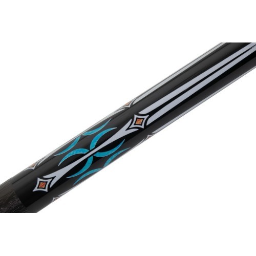 Billiard Cue, Pool, Classic Prisma-04, 3D Grip, 5/16x18