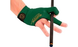Billiard Glove, Predator Second Skin, 3-Finger, green-gold, to wear on right hand, XXL