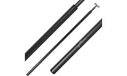 Billiard Rest Stick incl. 2 Bridge Heads, Anthracite, telescopic