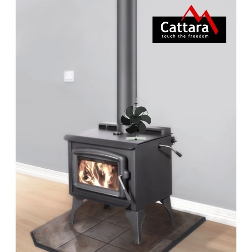 Kamīna ventilators CROWN ar statīvu 150 mm