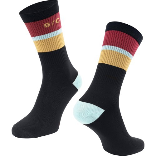 FORCE Stripe Socks, size S-M (36-41), black