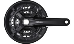 Шатуны передние Shimano MT210-3, 3x9 скоростей, 44-32-22T, 175 мм