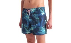 M Water Prints Beach Short Ao Mangrove Multi L - 630