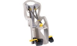 Bellelli Pepe frame-mounted child bike seat, silk grey
