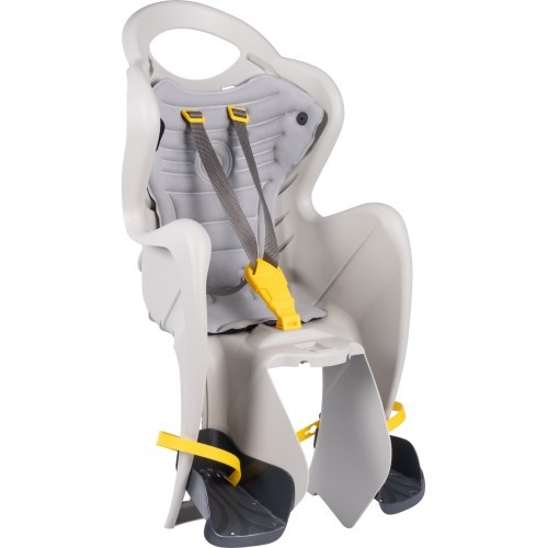 Bērnu velosēdeklītis Bellelli Mr Fox B-fix pie rāmja silk grey