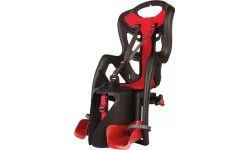 Детское велокресло Bellelli Pepe на багажник black-red