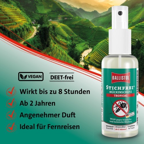 Ballistol “Stichfrei” repelents pret odiem Tropical