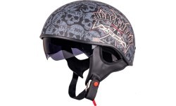Мотоциклетный шлем W-TEC Black Heart V535 Cross Skull