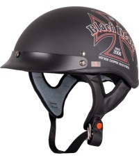 Мотоциклетный шлем W-TEC Black Heart V531 Iron Cross - Чёрный