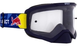 Motokrosa brilles Red Bull Spect Evan, matēti zilas, caurspīdīgas lēcas