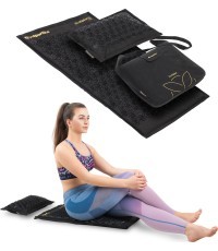Acupressure Mat and Pillow inSPORTline EcoSpike - Black