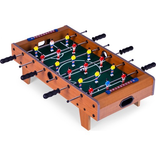 Stół do piłkarzyków mini 69x35,5 cm drewniany piłkarzyki ECOTOYS