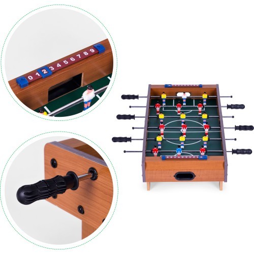 Mini galda futbols 69x35,5 cm koka ECOTOYS