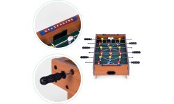 Stół do piłkarzyków mini 69x35,5 cm drewniany piłkarzyki ECOTOYS