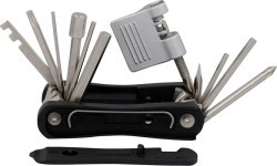 Набор инструментов FISCHER Multitool для электровелосипеда, складной, 15 функций