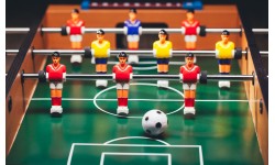 Koka galda futbola galds ECOTOYS 69x35,5 cm