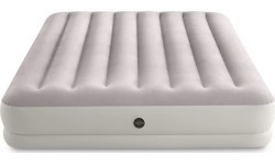 Materac dmuchany dwuosobowy 203x152x30 cm z pompką elektryczną łóżko INTEX 64179