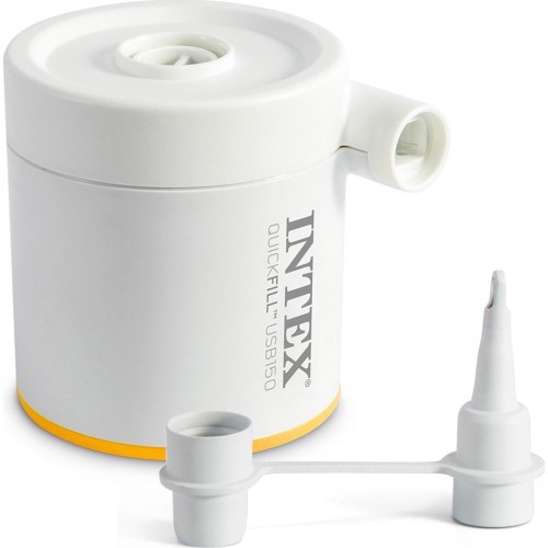 Materac dmuchany dwuosobowy 203x152x30 cm z pompką elektryczną łóżko INTEX 64179
